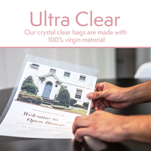 Load image into Gallery viewer, 5” X 7” Clear Self-Sealing Resealable Cellophane Bags - Perfect for 5X7 Prints and Photos, A2/A4/A6 Cards and Envelopes, Baked Goods, Jewelry - 200/1000 Count