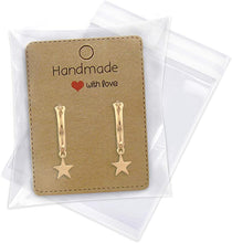 Load image into Gallery viewer, 2” X 3” Clear Self-Sealing Resealable Cellophane Bags - Perfect for Jewelry, Small Baked Goods, Candy and More - 1000 Count
