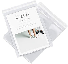 Load image into Gallery viewer, 11" x 14" Clear Self-Sealing Resealable Cellophane Bags - Perfect for Retail, Artwork, and Apparel - 200/1000 Count
