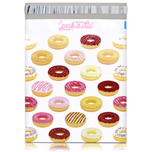 Load image into Gallery viewer, 10" X 13" Doughnuts Self-Sealing Poly Mailer Envelope - 100 Count
